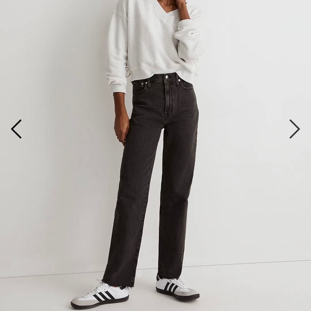 Madewell Perfect Vintage Straight Jean in Lunar wash